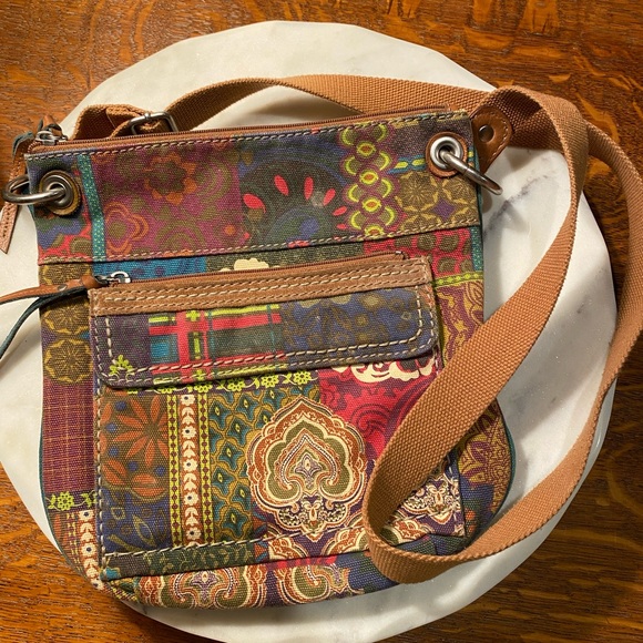 Fossil Bags Fossil Printed Canvas Crossbody Poshmark